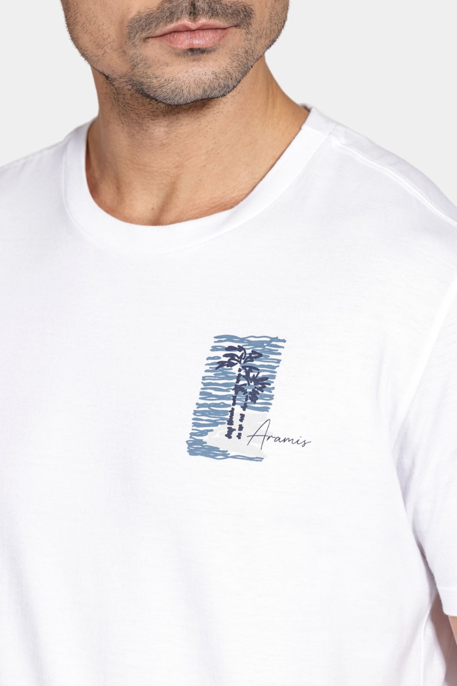 Camiseta Manga Curta Praia Branco — foto 3 de 5