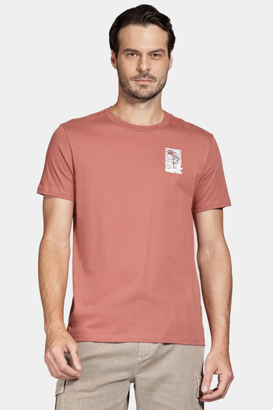 Camiseta Manga Curta Praia Terracota 116 — foto 1 de 5