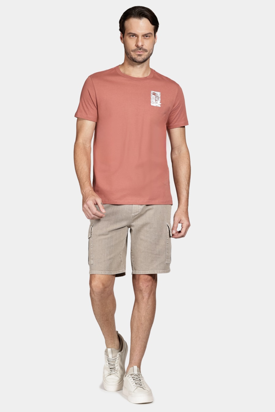 Camiseta Manga Curta Praia Terracota 116 — foto 2 de 5