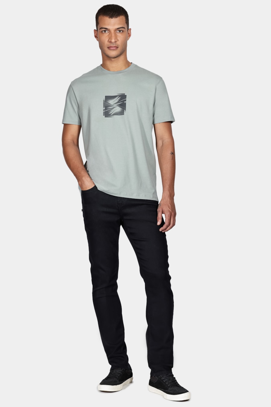 Camiseta Manga Curta Pulse Verde Salvia — foto 2 de 5