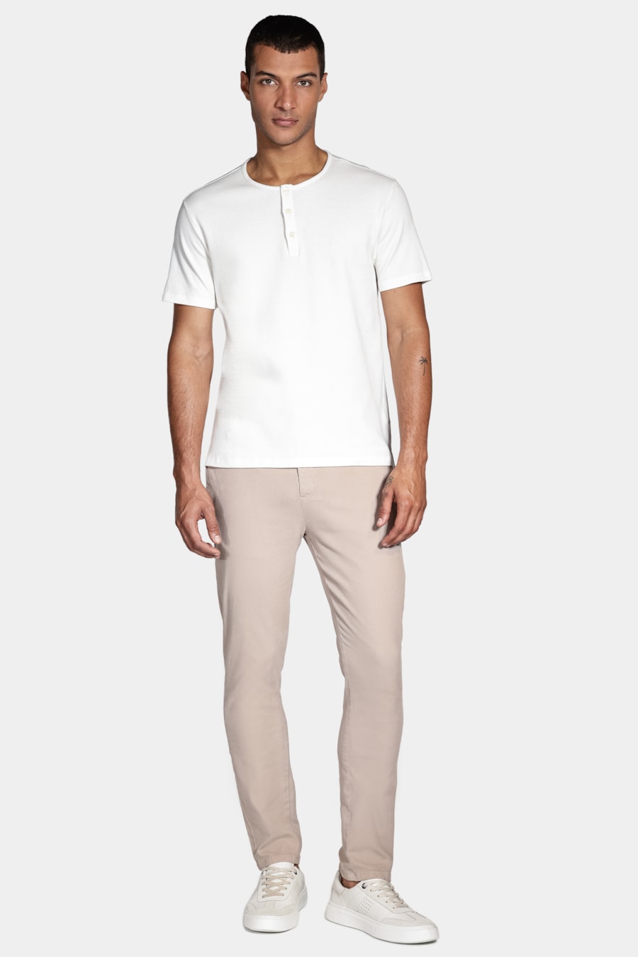 Camiseta Manga Curta Quadrile Portuguesa Off White — foto 2 de 5