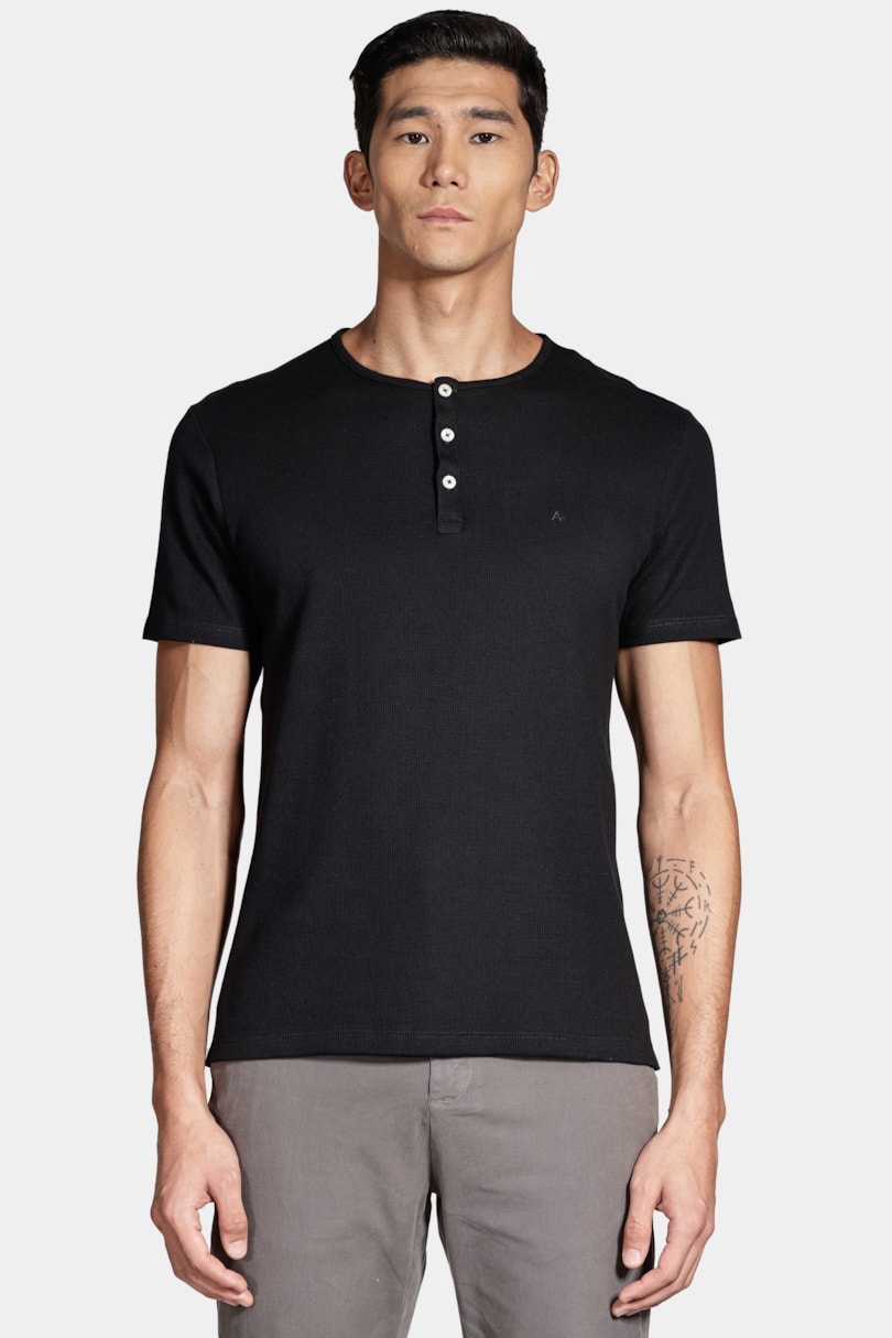 Camiseta Manga Curta Quadrile Portuguesa Preto
