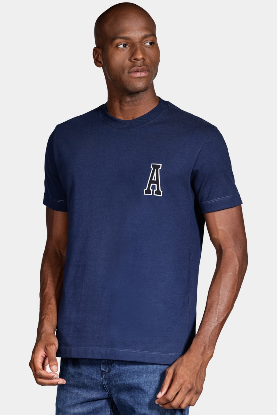 Camiseta Manga Curta Rugby Azul Marinho — foto 1 de 4