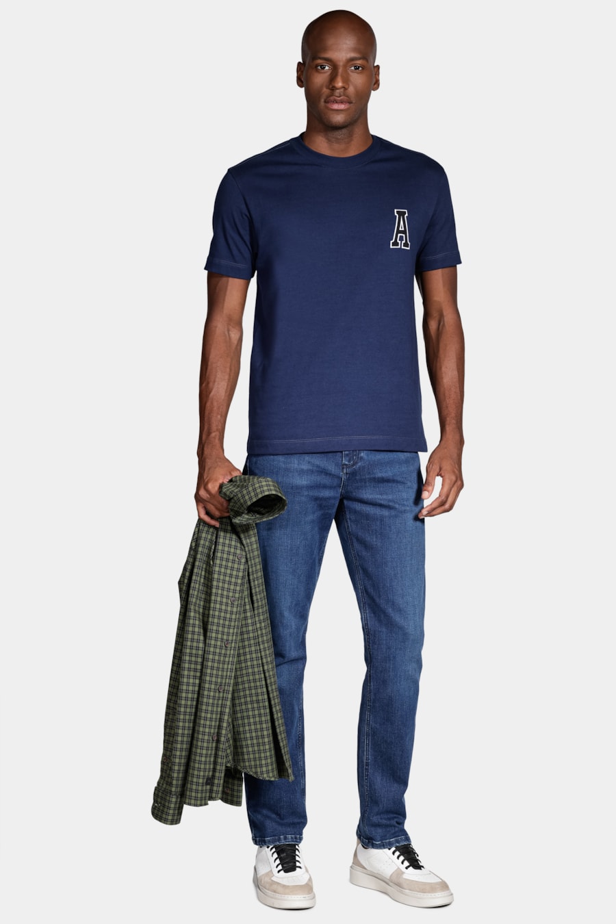 Camiseta Manga Curta Rugby Azul Marinho — foto 2 de 4