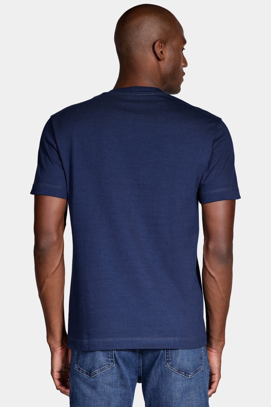Camiseta Manga Curta Rugby Azul Marinho — foto 4 de 4