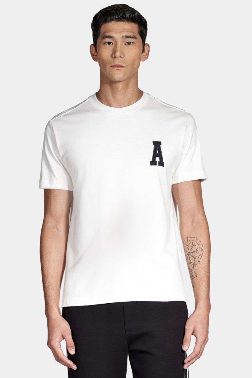 Camiseta Manga Curta Rugby Off White