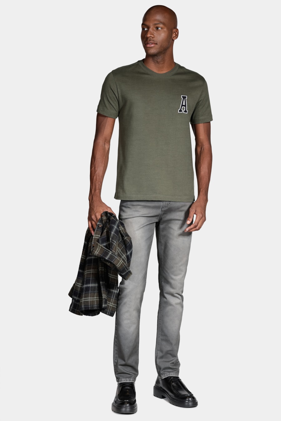 Camiseta Manga Curta Rugby Verde Militar — foto 2 de 4
