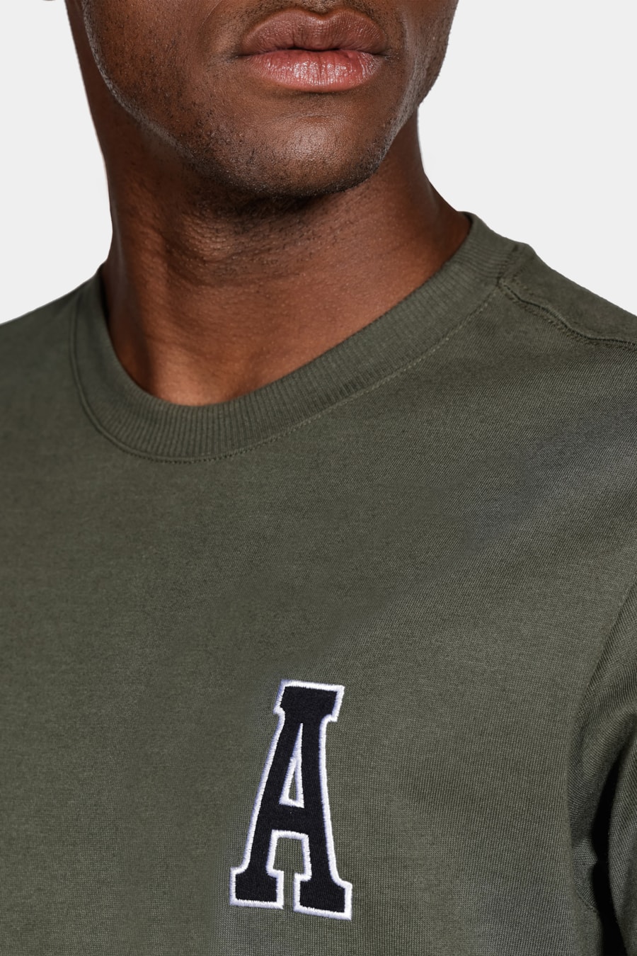 Camiseta Manga Curta Rugby Verde Militar — foto 3 de 4