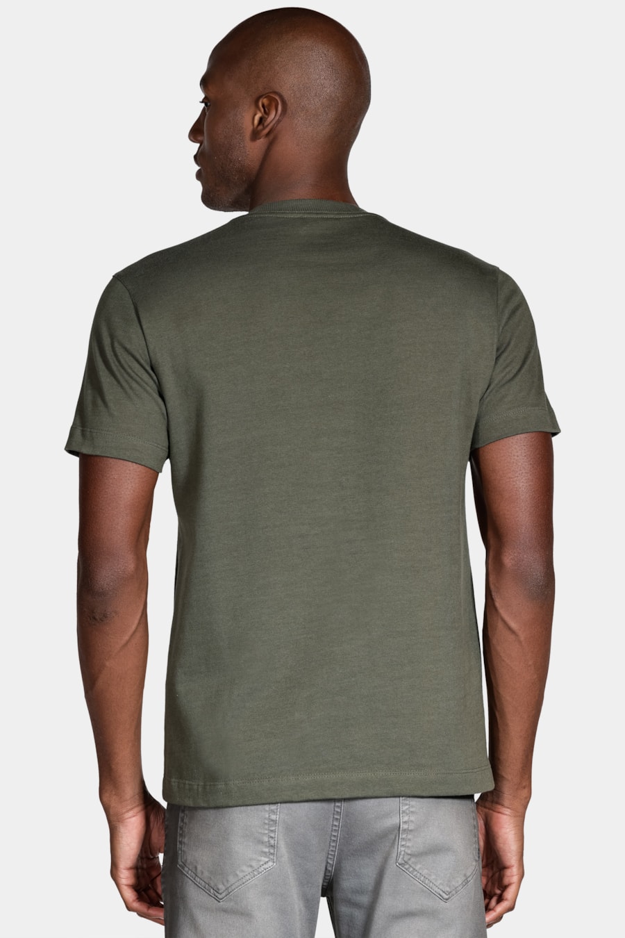 Camiseta Manga Curta Rugby Verde Militar — foto 4 de 4