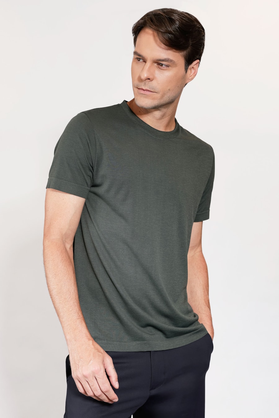 Camiseta Manga Curta Seamless Verde — foto 1 de 5