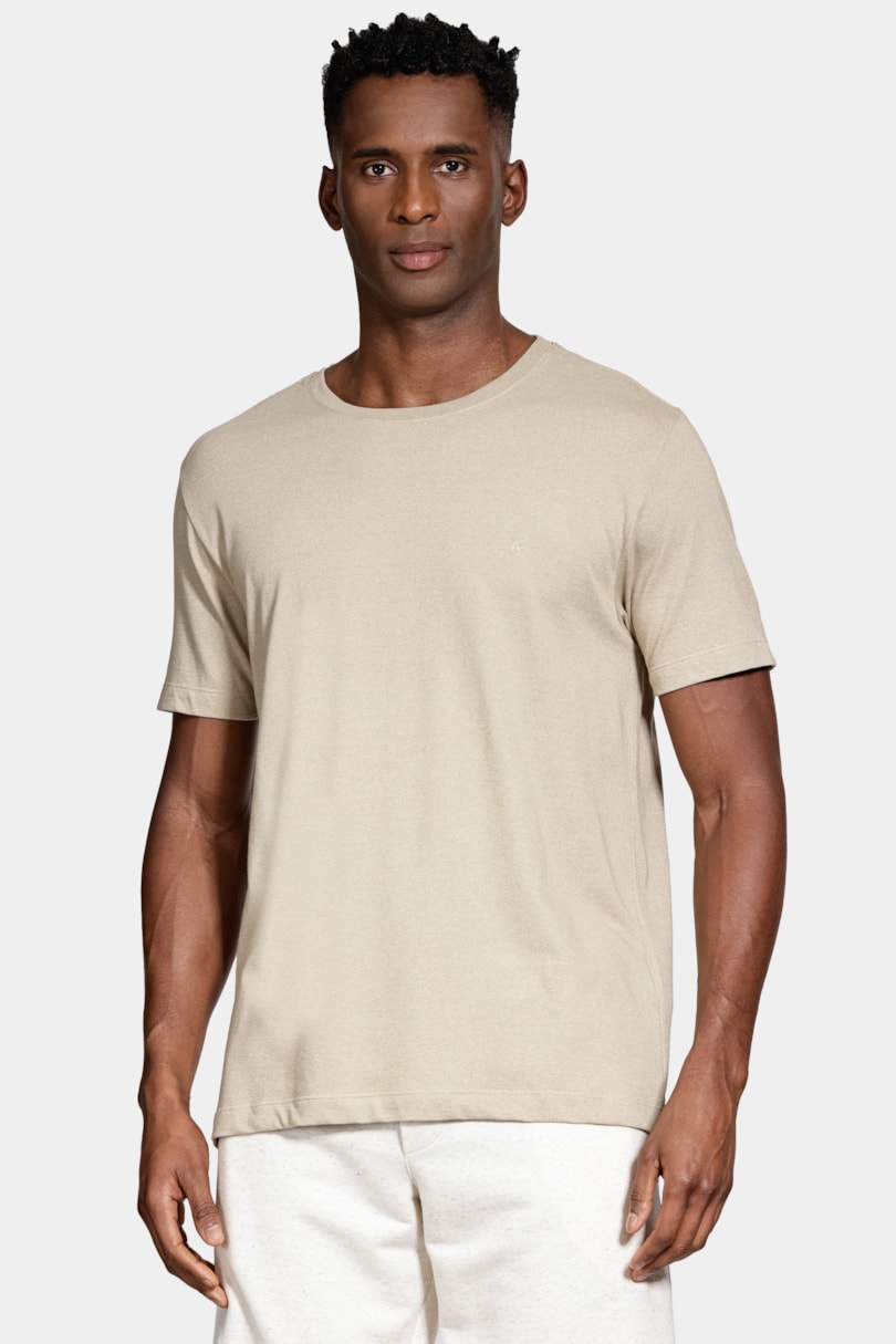 Camiseta Manga Curta Sensation Bege
