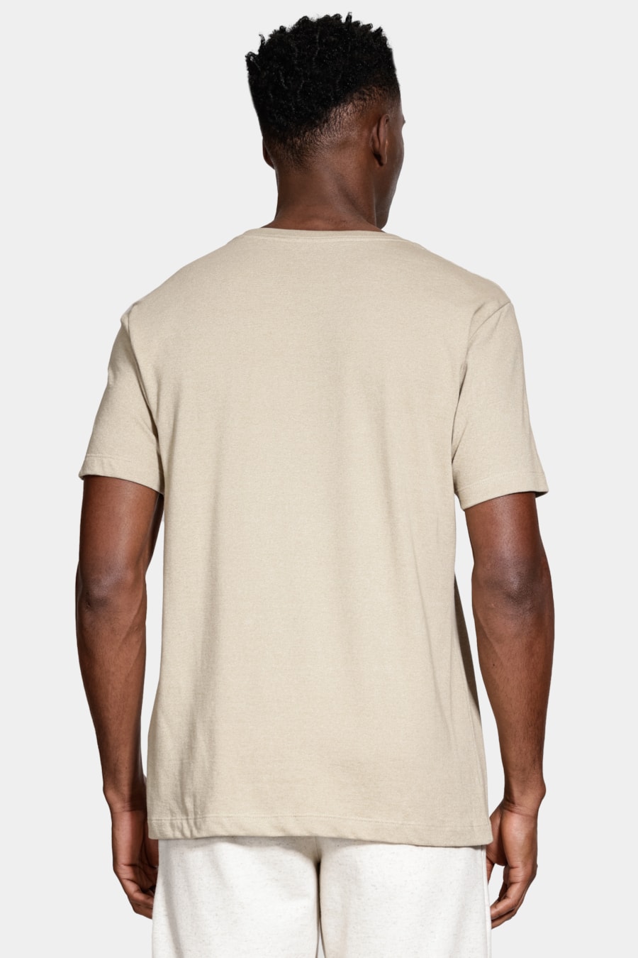 Camiseta Manga Curta Sensation Bege — foto 4 de 5