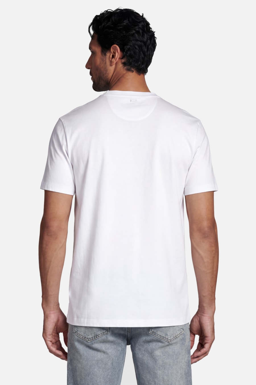 Camiseta Manga Curta Silk Blend Modal Branco — foto 4 de 4