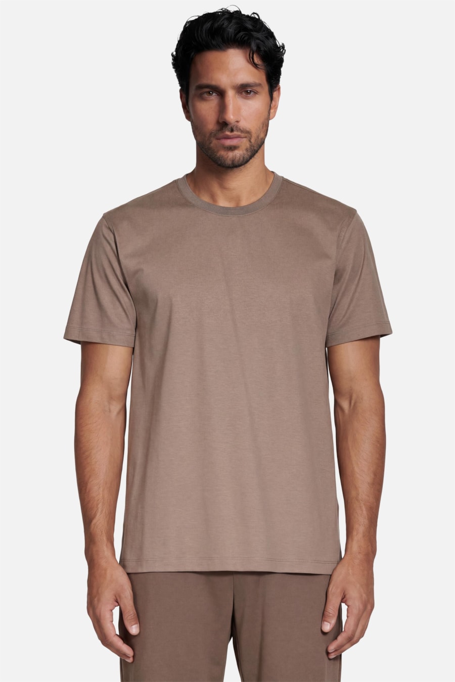 Camiseta Manga Curta Silk Blend Modal Charuto — foto 1 de 5