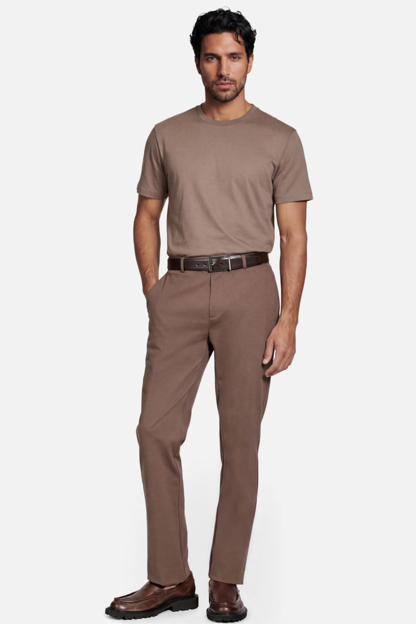 Camiseta Manga Curta Silk Blend Modal Charuto