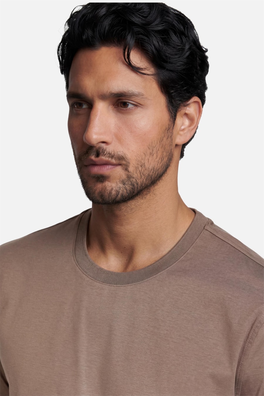 Camiseta Manga Curta Silk Blend Modal Charuto — foto 3 de 5