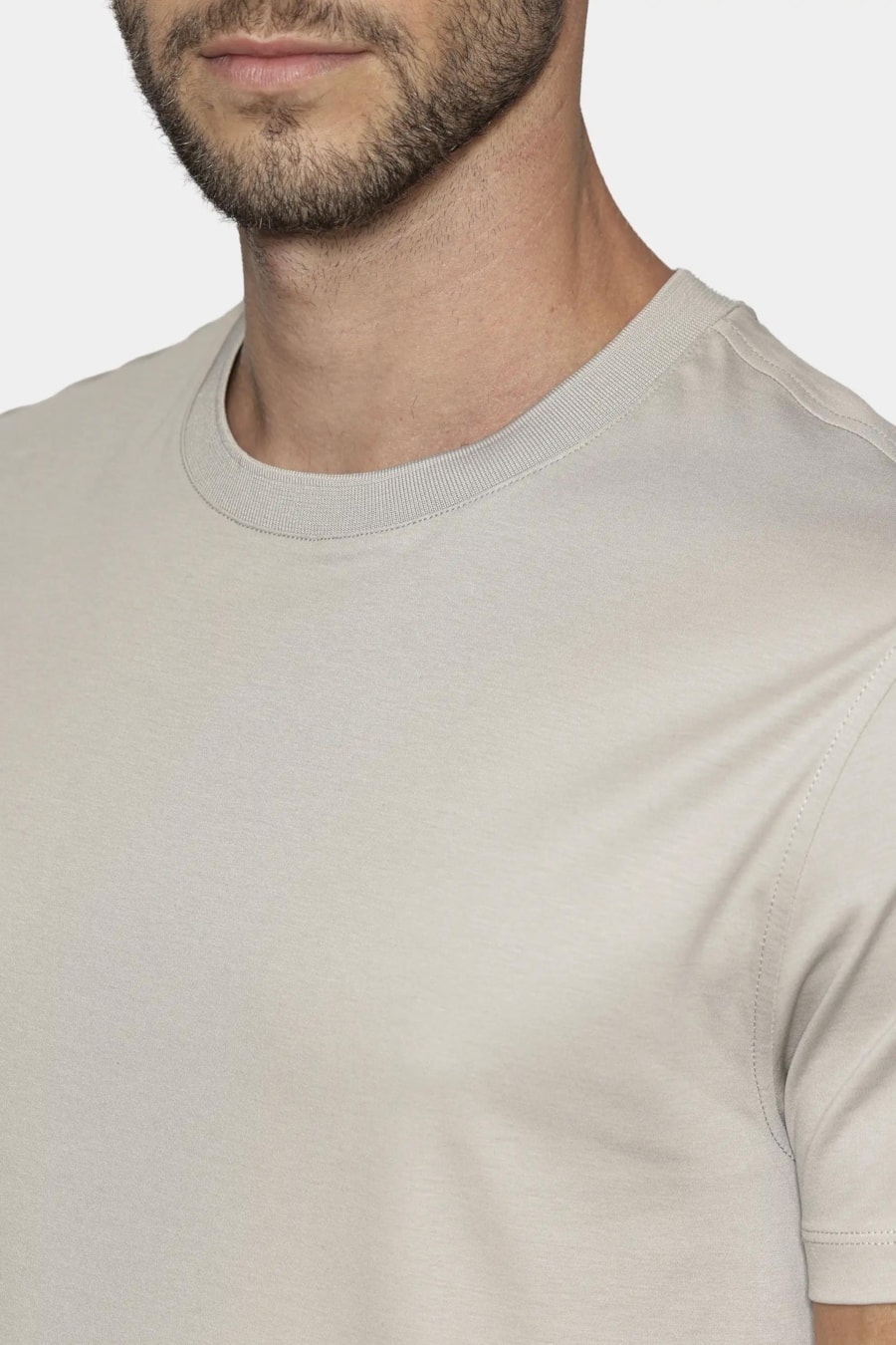 Camiseta Manga Curta Silk Blend Modal Gelo 117 — foto 3 de 5