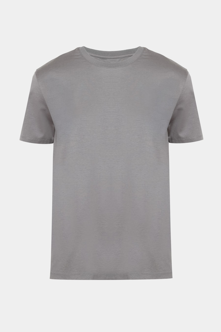 Camiseta Manga Curta Silk Blend Modal Granito — foto 5 de 5