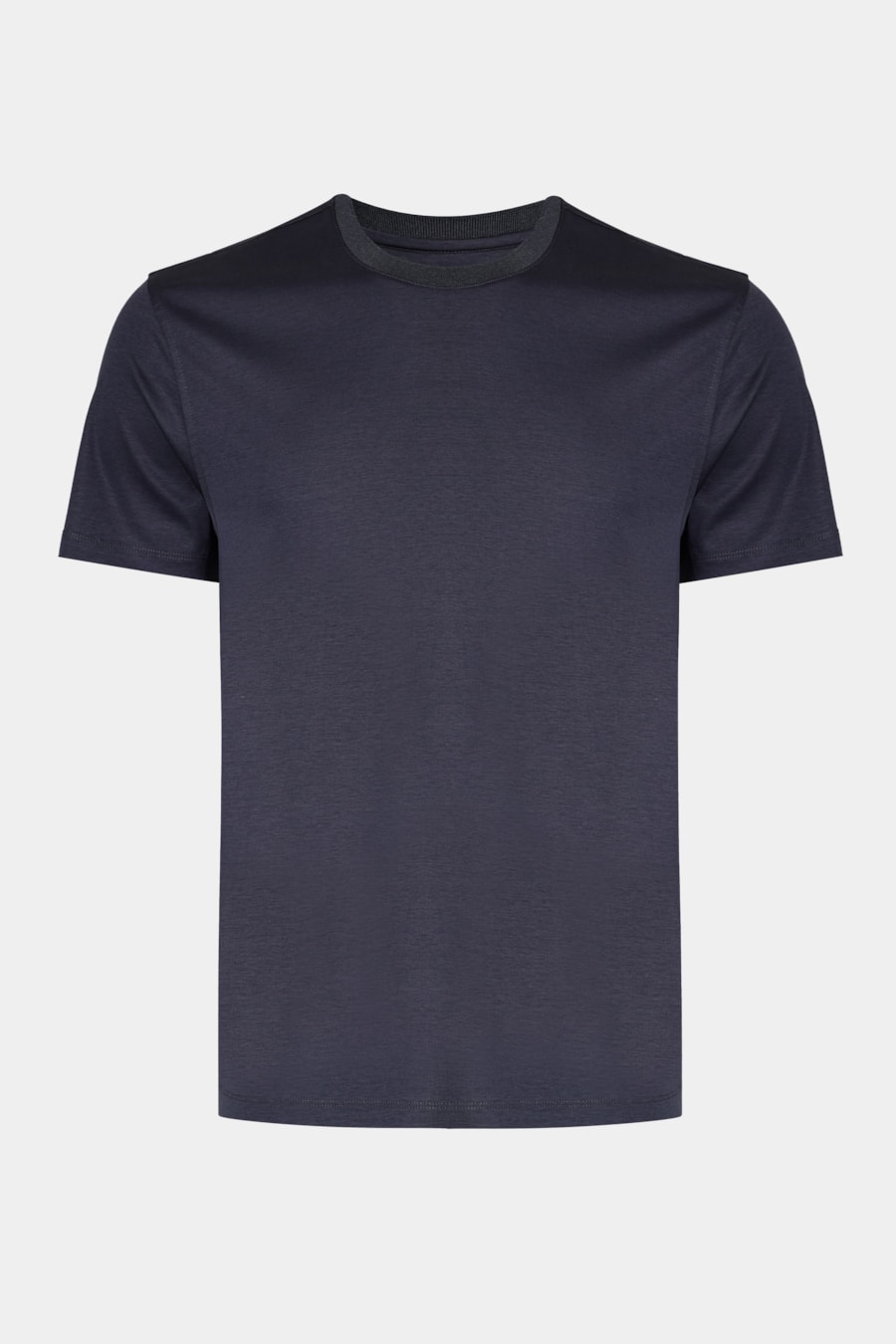 Camiseta Manga Curta Silk Blend Modal Navy — foto 5 de 5