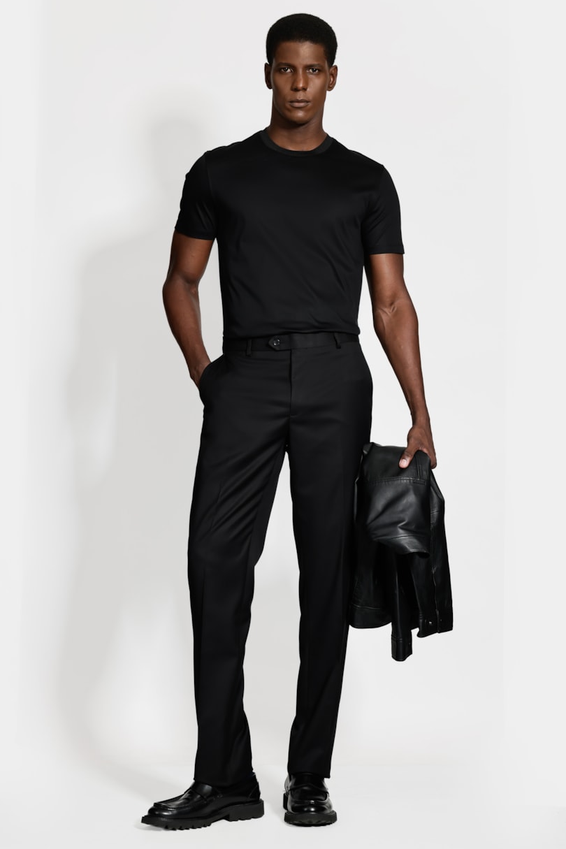 Camiseta Manga Curta Silk Blend Modal Preto