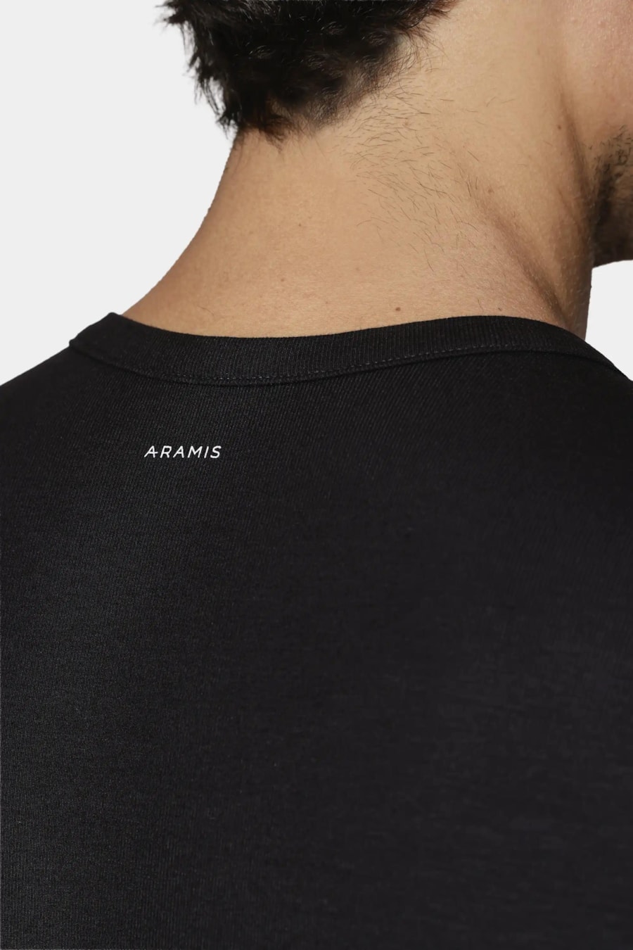 Camiseta Manga Curta Slim Básica Preto — foto 4 de 6