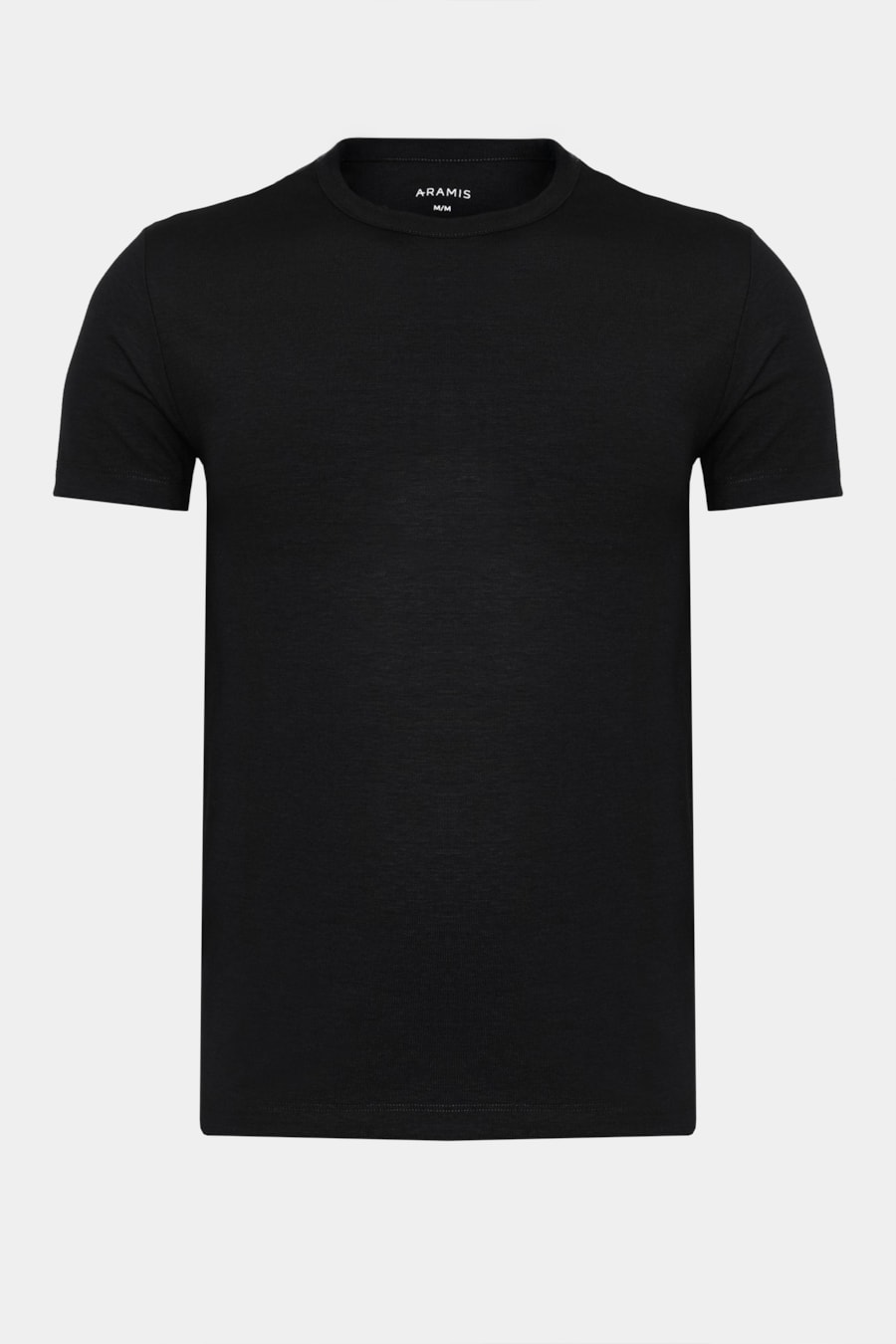Camiseta Manga Curta Slim Básica Preto — foto 6 de 6