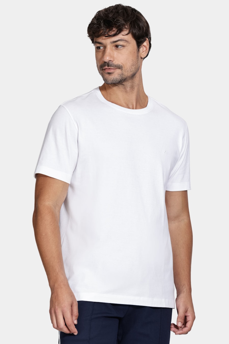 Camiseta Manga Curta Soft Comfort Branco — foto 1 de 5