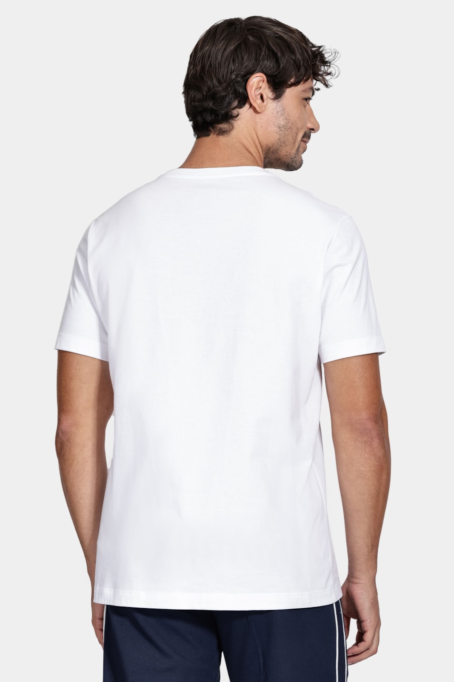 Camiseta Manga Curta Soft Comfort Branco — foto 4 de 5