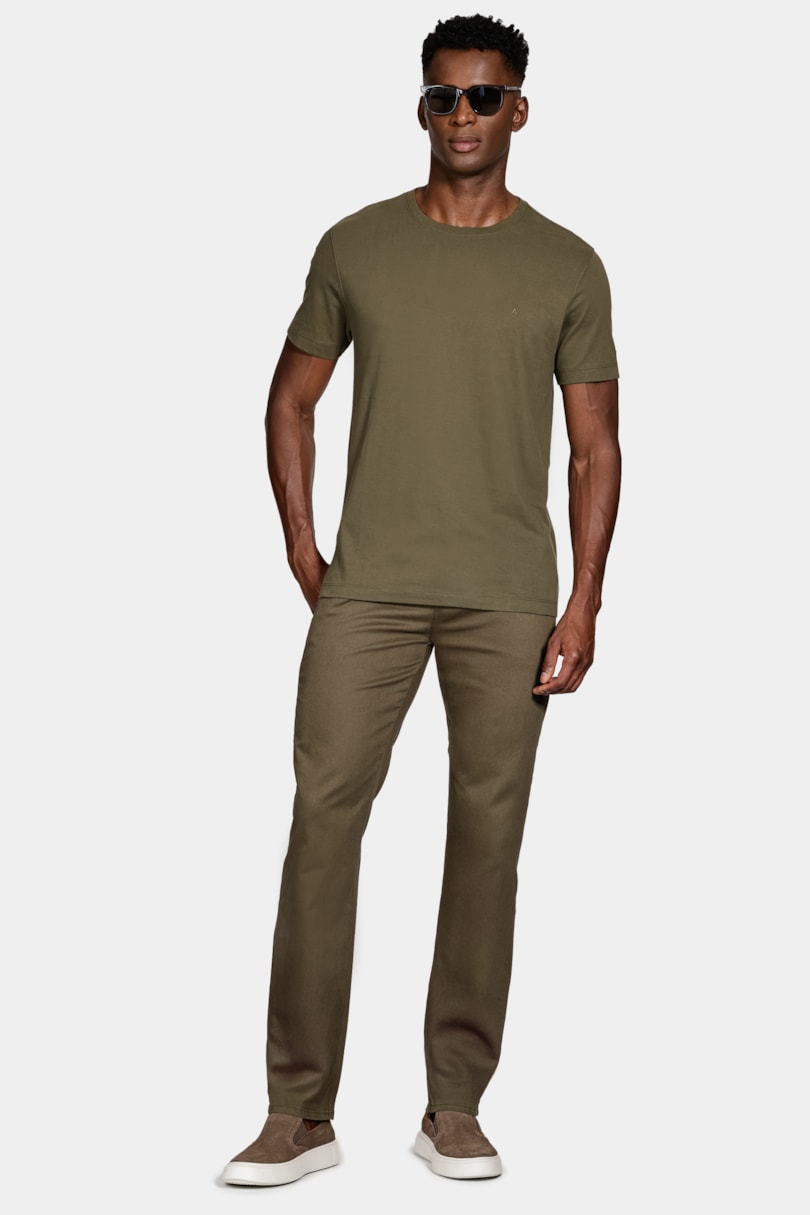 Camiseta Manga Curta Soft Comfort Militar