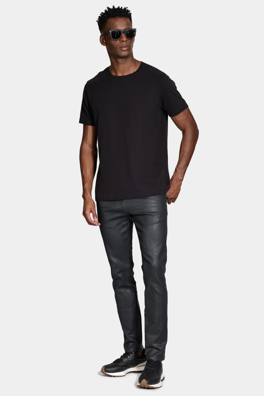Camiseta Manga Curta Soft Comfort Preto — foto 2 de 5