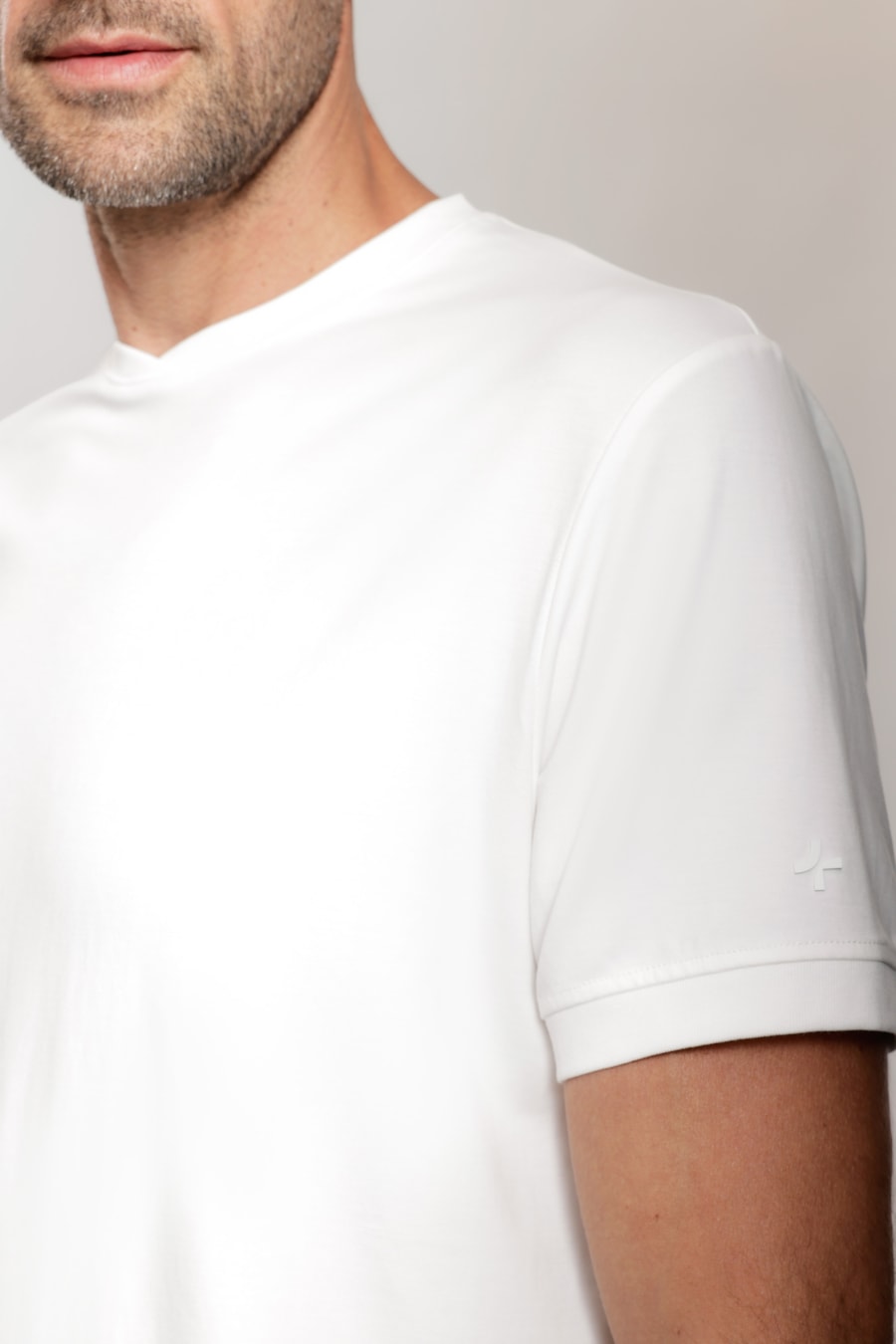 Camiseta Manga Curta Soft Duo Branco Polar — foto 4 de 7