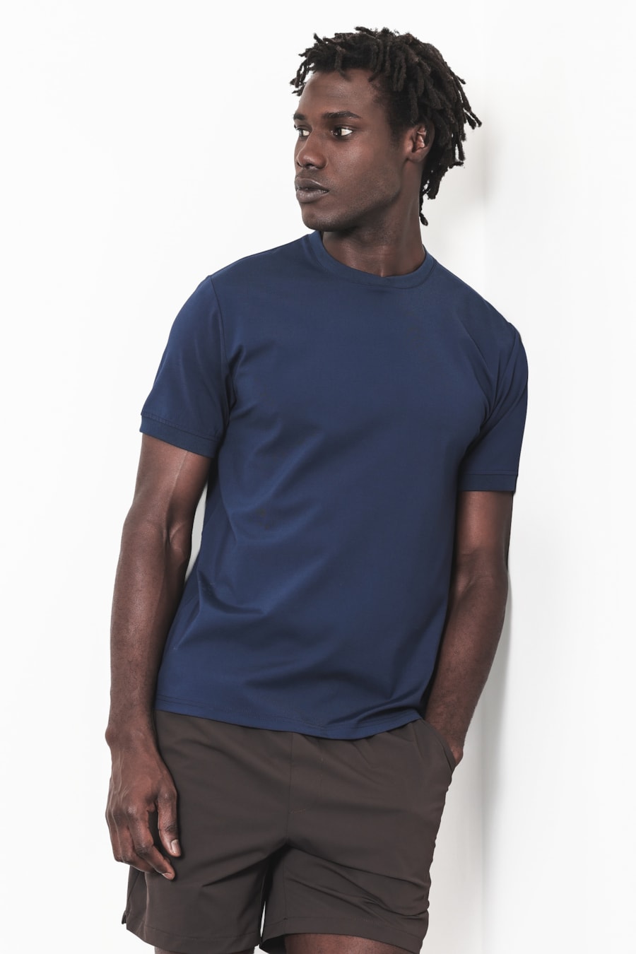 Camiseta Manga Curta Soft Duo Marinho — foto 1 de 6