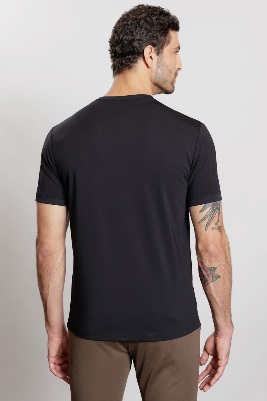 Camiseta Manga Curta Soft Duo Marinho Escuro — foto 5 de 7