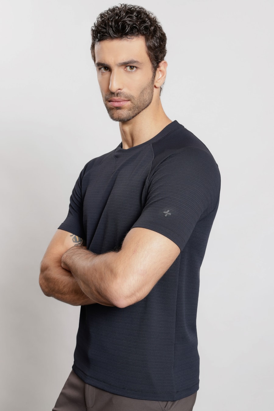Camiseta Manga Curta Soft Duo Preto — foto 2 de 8