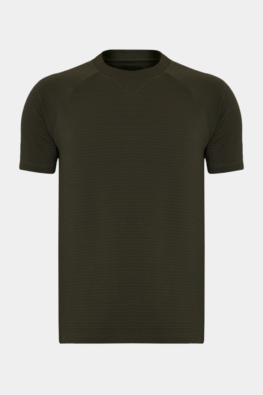 Camiseta Manga Curta Soft Duo Verde Militar — foto 6 de 7