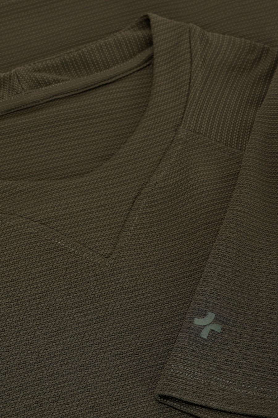 Camiseta Manga Curta  Soft Duo Verde Militar — foto 7 de 7