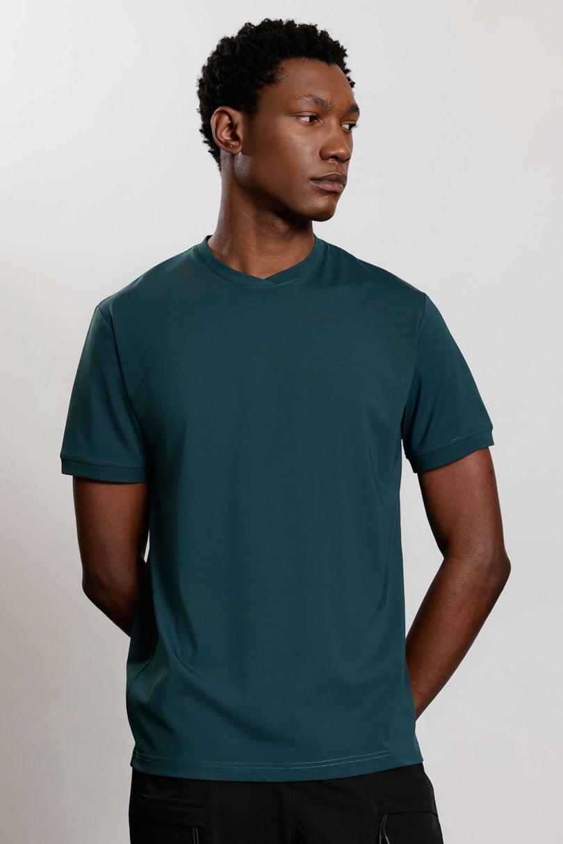Camiseta Manga Curta Soft Duo Verde Urban