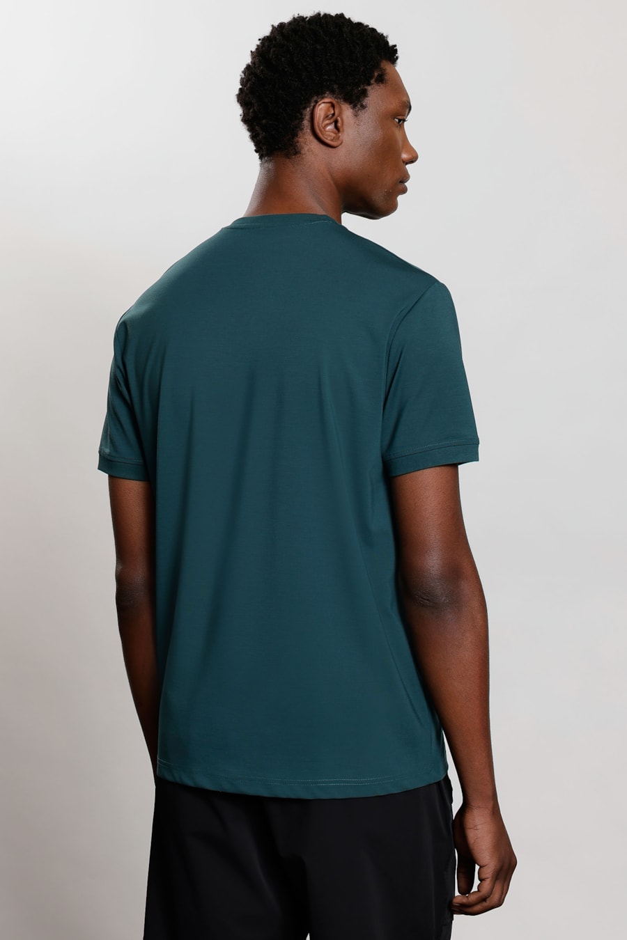Camiseta Manga Curta Soft Duo Verde Urban — foto 4 de 5