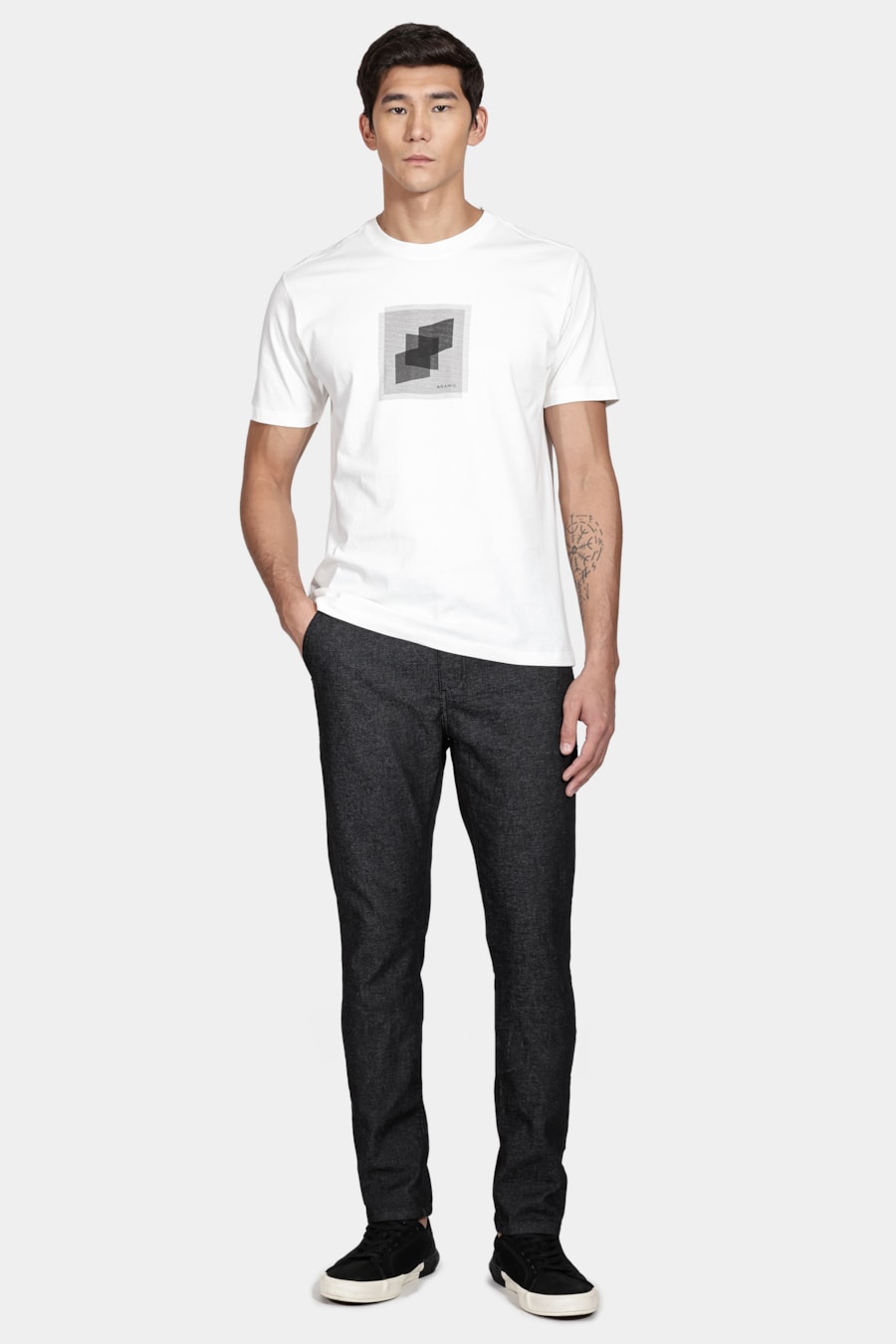 Camiseta Manga Curta Square Off White — foto 2 de 4