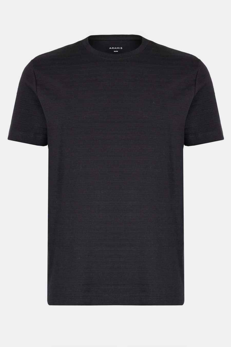 Camiseta Manga Curta Suedine Canelado Preto — foto 5 de 5
