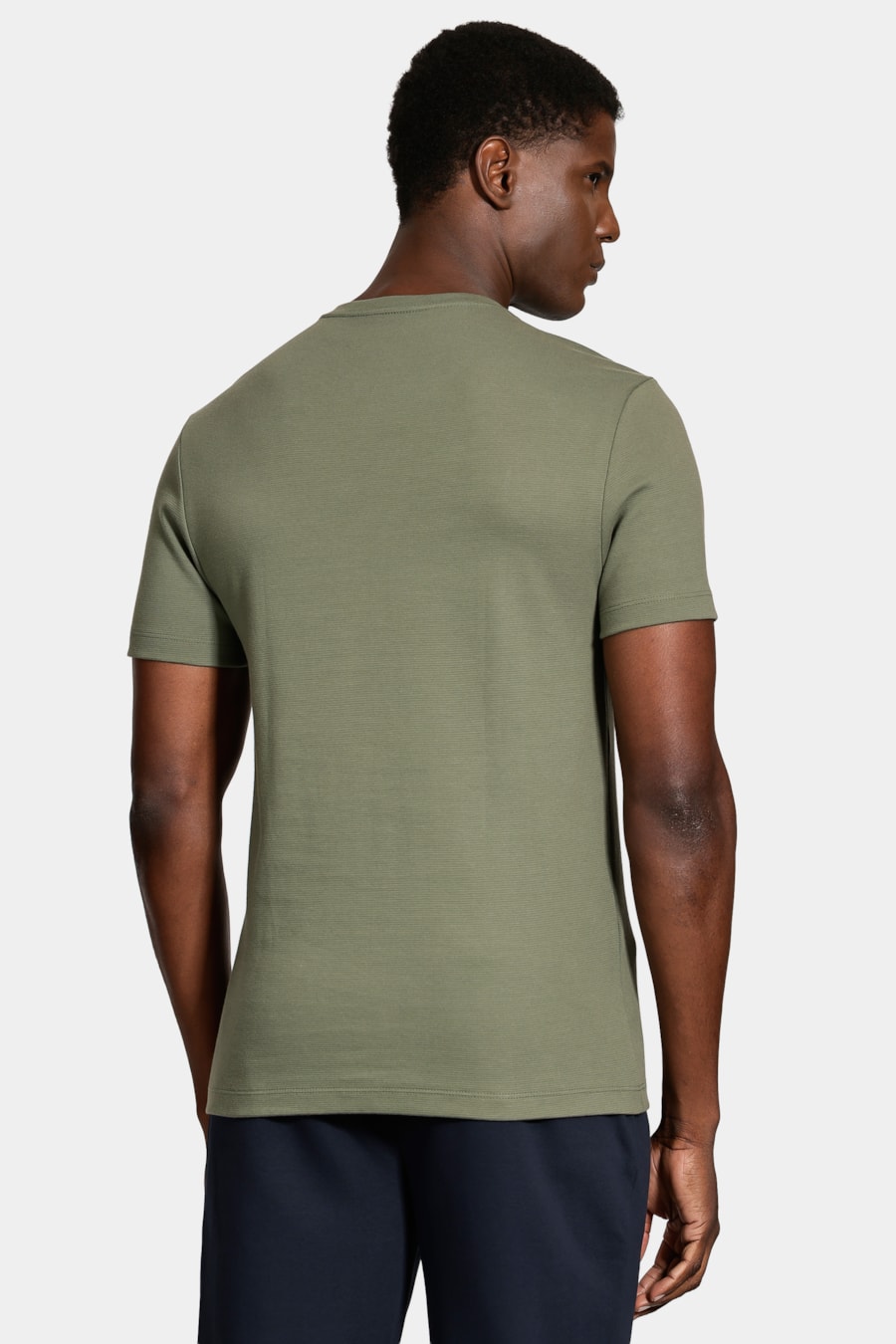 Camiseta Manga Curta Suedine Mini Verde Floresta 115 — foto 4 de 5