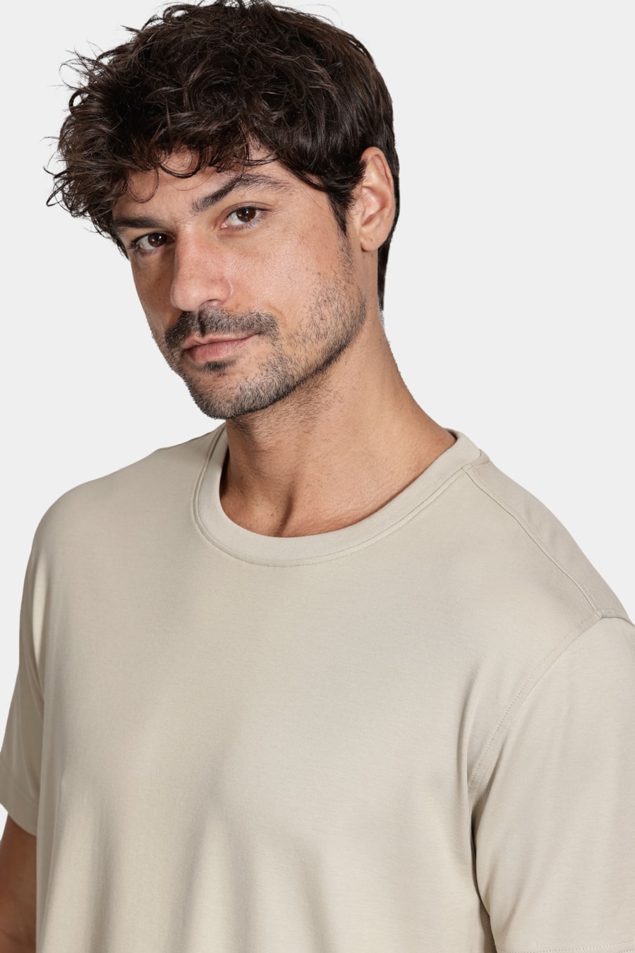 Camiseta Manga Curta Supima Modal Fendi — foto 3 de 5