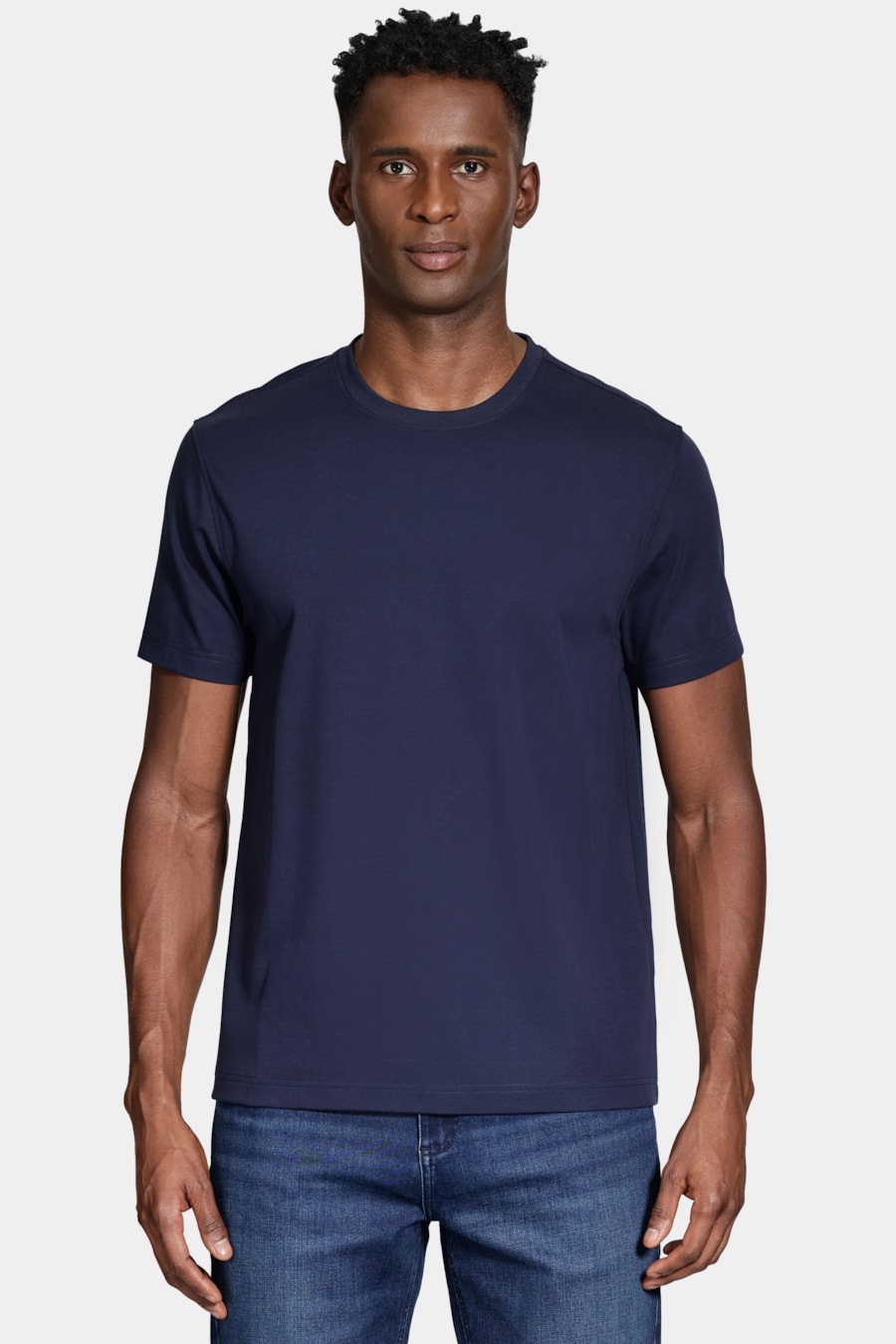 Camiseta Manga Curta Supima Modal Navy — foto 1 de 5