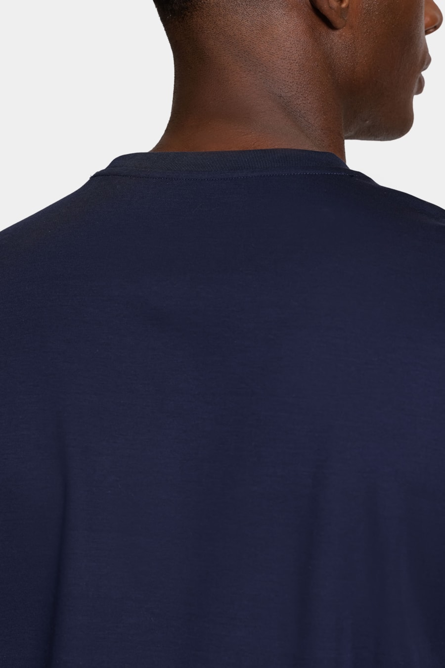 Camiseta Manga Curta Supima Modal Navy — foto 3 de 5
