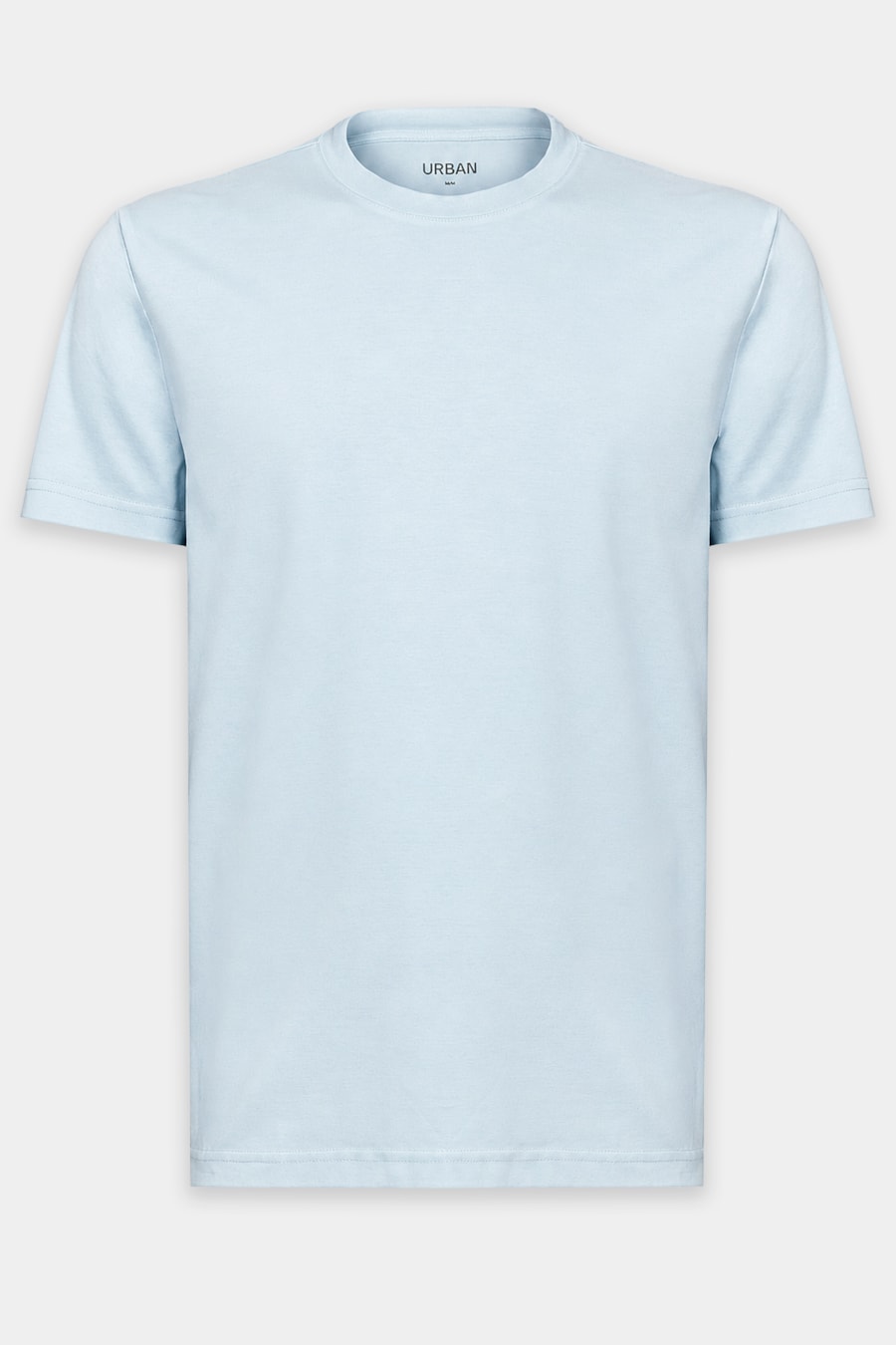 Camiseta Manga Curta Tencel Soft Azul Claro — foto 5 de 5