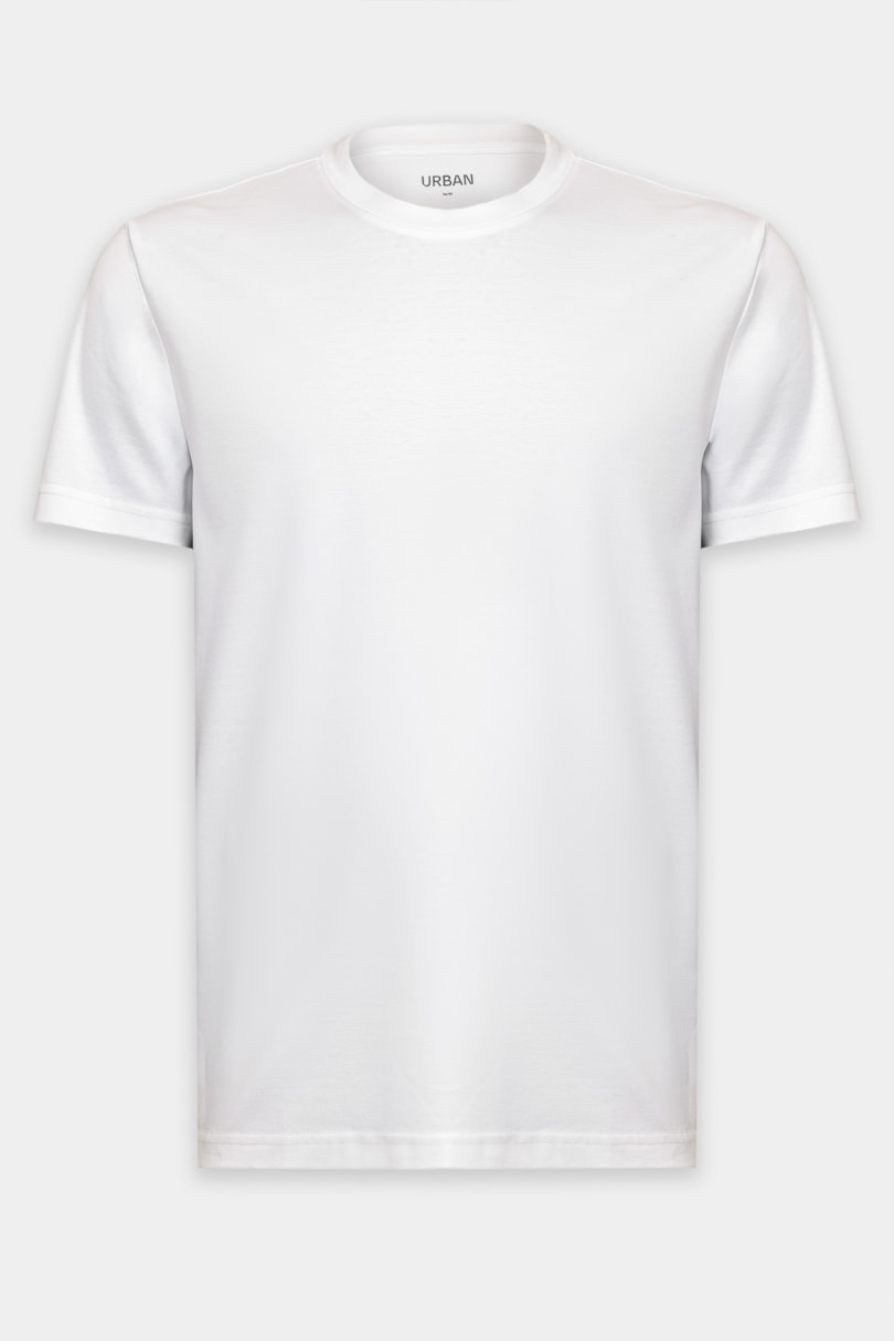 Camiseta Manga Curta Tencel Soft Branco