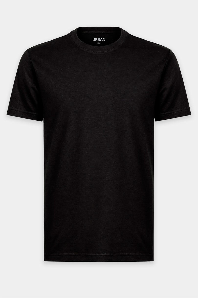 Camiseta Manga Curta Tencel Soft Preto