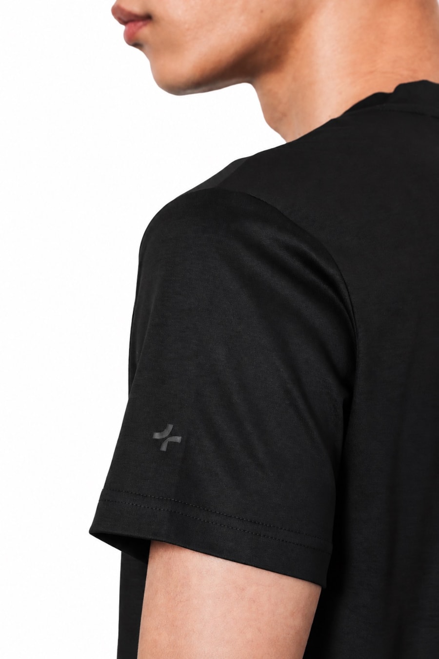 Camiseta Manga Curta Tencel Soft Preto — foto 3 de 5