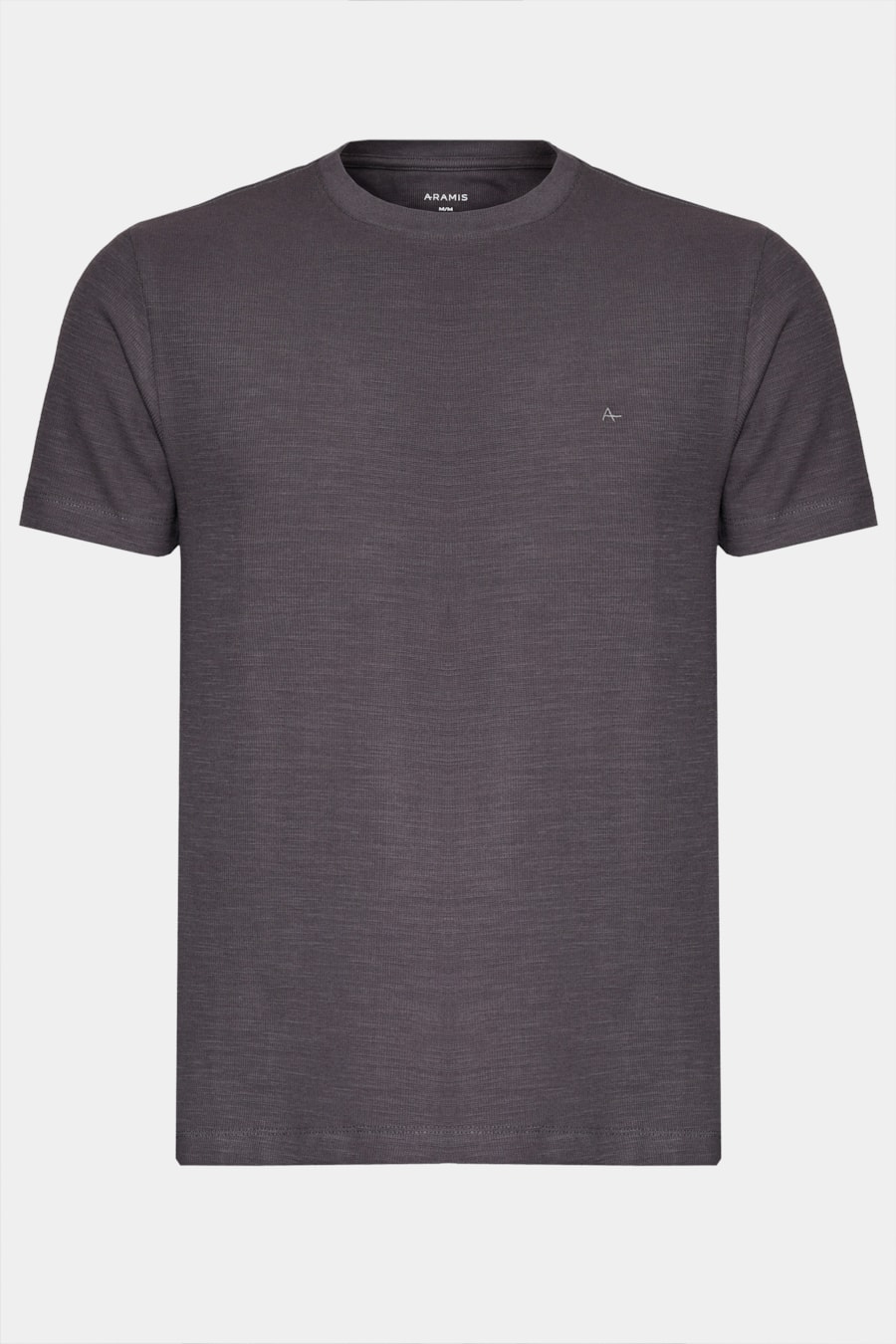 Camiseta Manga Curta Textura Cinza Grafite 115