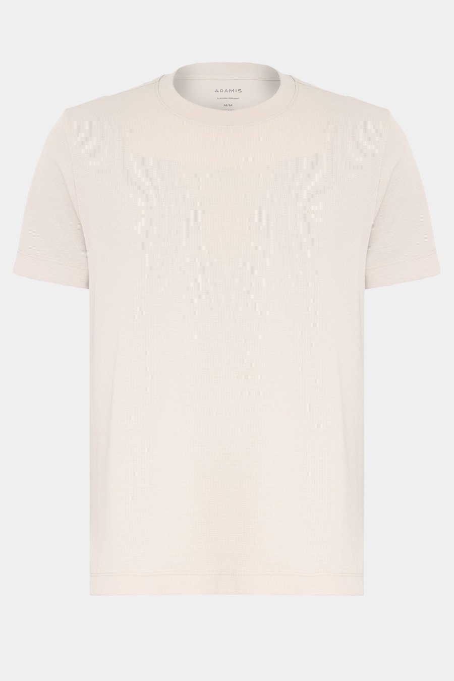 Camiseta Manga Curta Texture Interlock Areia 118 — foto 5 de 5